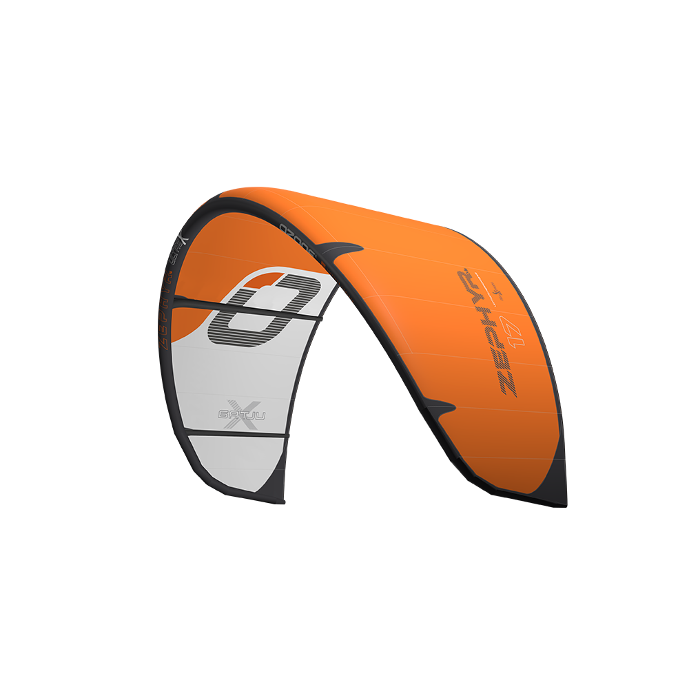 Vela per kitesurf OZONE ZEPHYR V8 17 ULTRA X ORANGE/WHITE