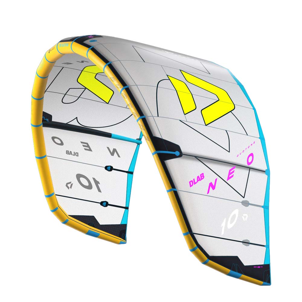 Vela per kitesurf DUOTONE NEO D/LAB 09 GREY /LIME