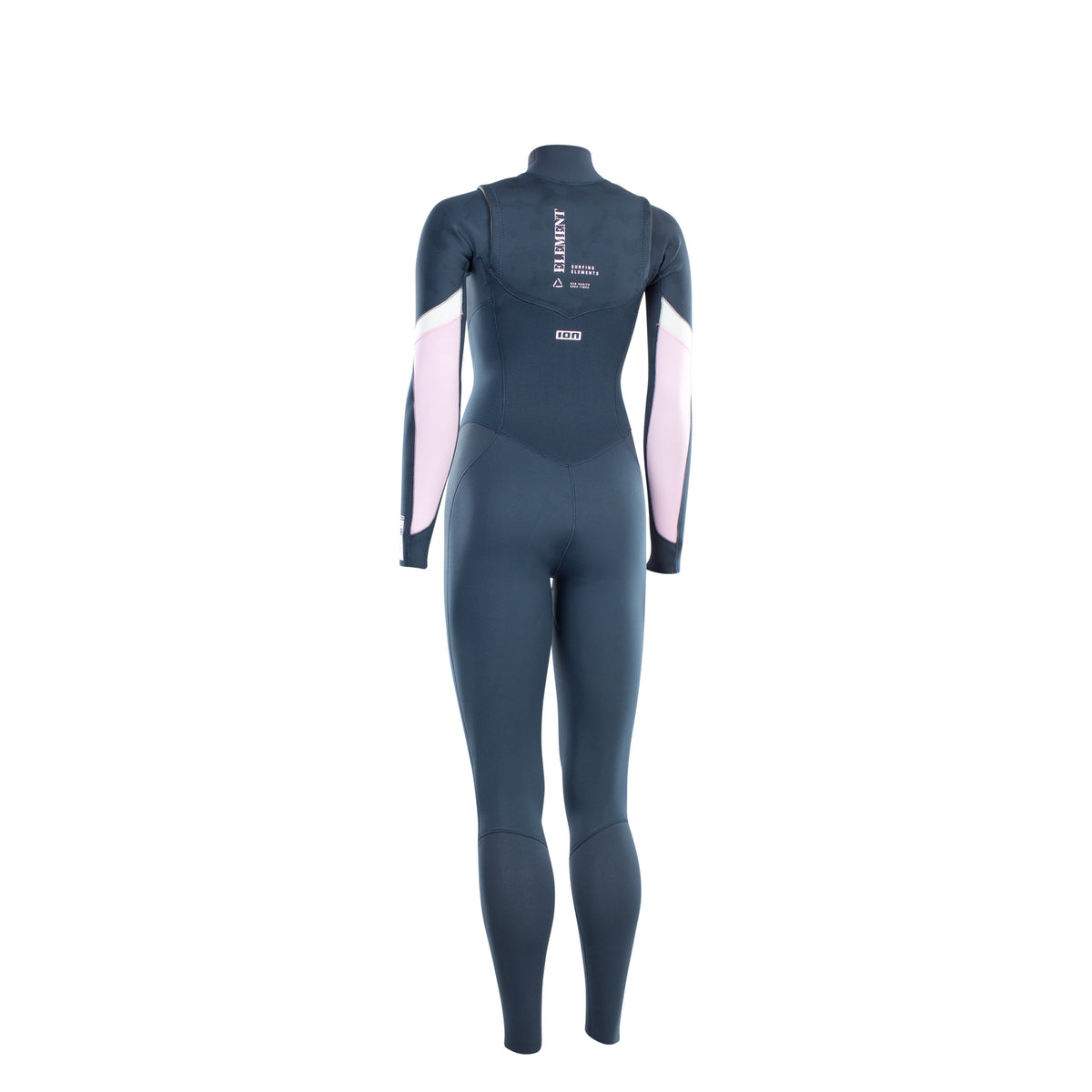 Muta per kitesurf Ion Element 4/3 blue con zip frontale dietro Kitepoint.shop Malcesine